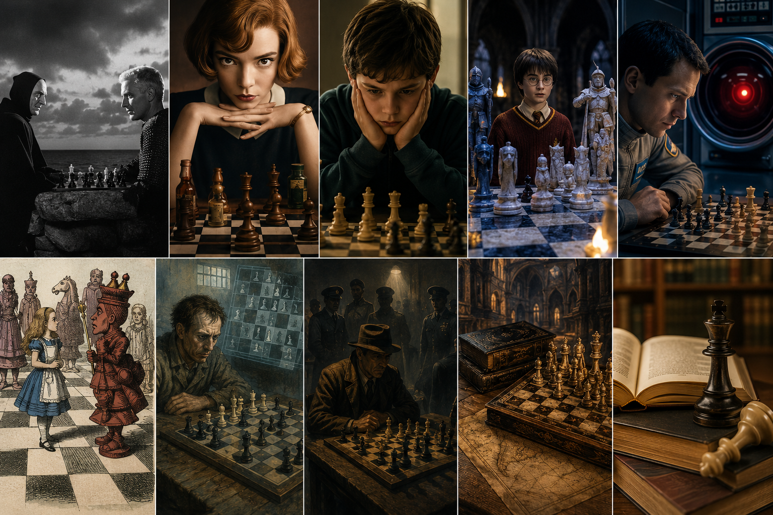 🎬📚 El ajedrez en el cine y la literatura: más que un juego, un símbolo universal